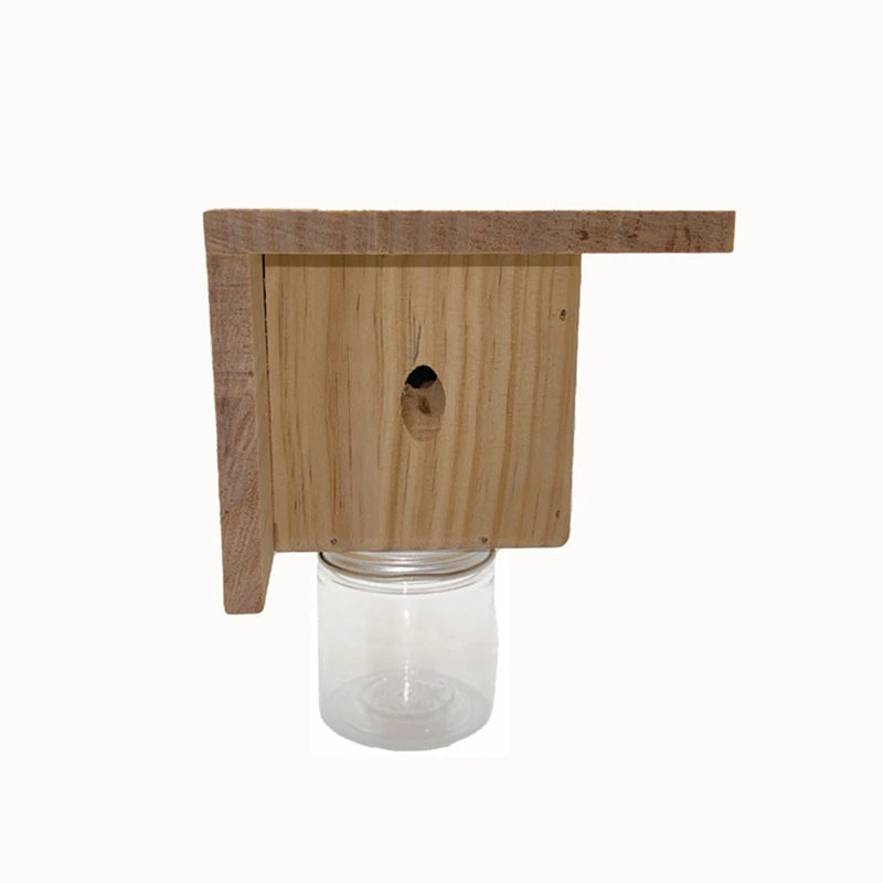 A85Q-Wood Carpenter Bees Trap For Outside Wood Boring Bees Trap Carpenter Traps Outdoor Hanging Insect Traps Removes