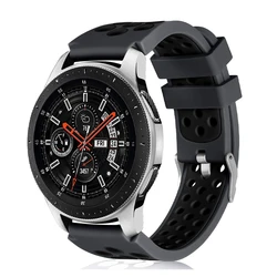 Enhanced Sports Silicone Strap - Versatile Band - Xiaomi Watch Color 2 (Grey Black)