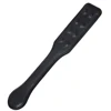 32CM Enhance Pain Stainless steel Spikes PU Leather Spanking Paddle Slapper Whip for Horse Training 2