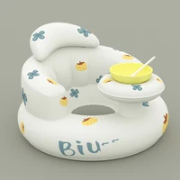 Inflatable Seat for Babies 6-36 Months Built in Air Pump Infant Back Support Sofa Chair for Sitting Up Toddler Floor Seater