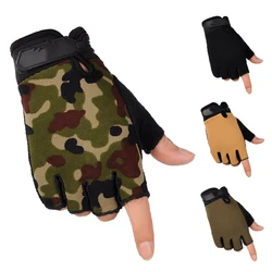 2021 Men's Tactical Gloves Breathable Riding Antiskid Military Shooting Mittens Non Slip Wearable Full Finger Fingerless Gloves