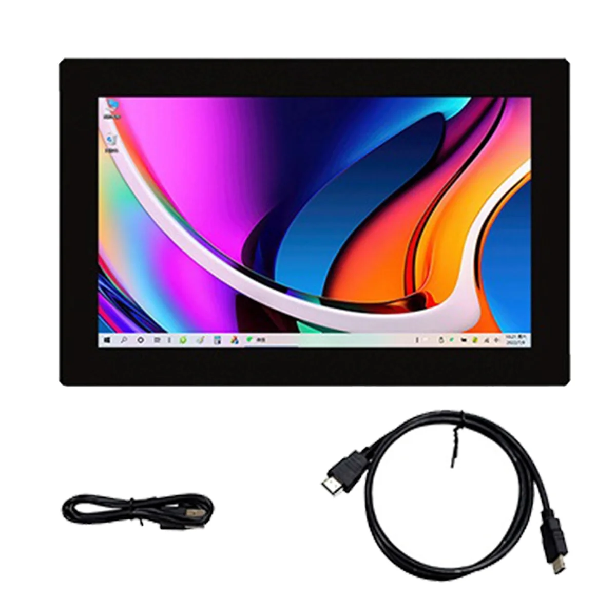 For Raspberry Pi 5 Display 5 Inch Capacitive Touch Screen HDMI-Compatible for Raspberry Pi 4B/3B/Orange LCD Display