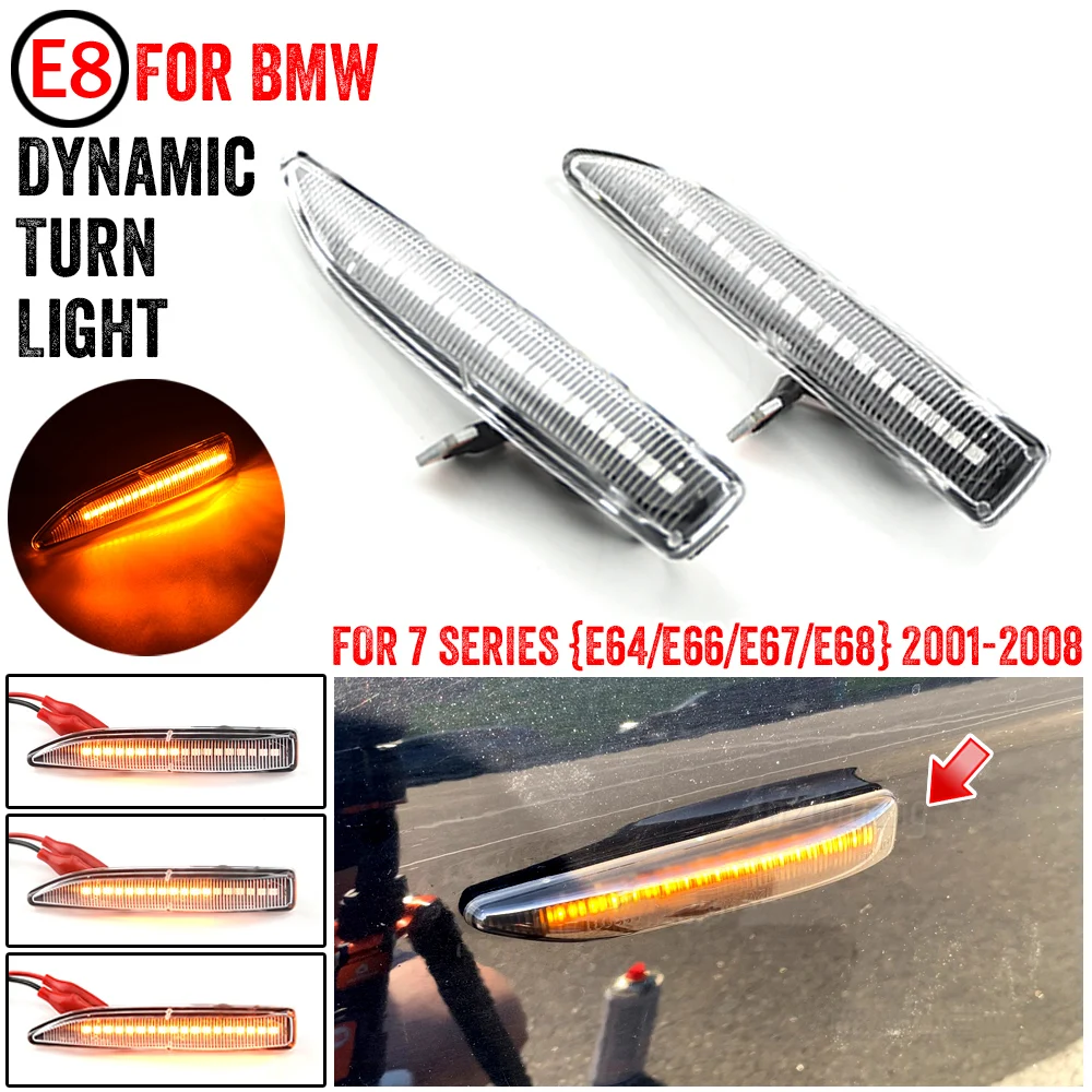 LED ���̳��� ���� ���õ� ���̵� ��Ŀ ����, BMW 7 �ø��� E65 E66 E67 E68 2001 2002 2003 2004 2005 2006 2007 2008, 1 ��