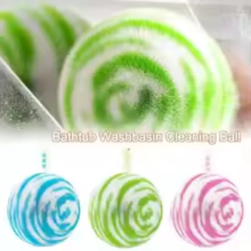 Hanging Kitchen and Bathroom Cleaning Ball Double-sided Velvet Stain Remover Sponge Countertop Water Stain Cleaning Tool 4