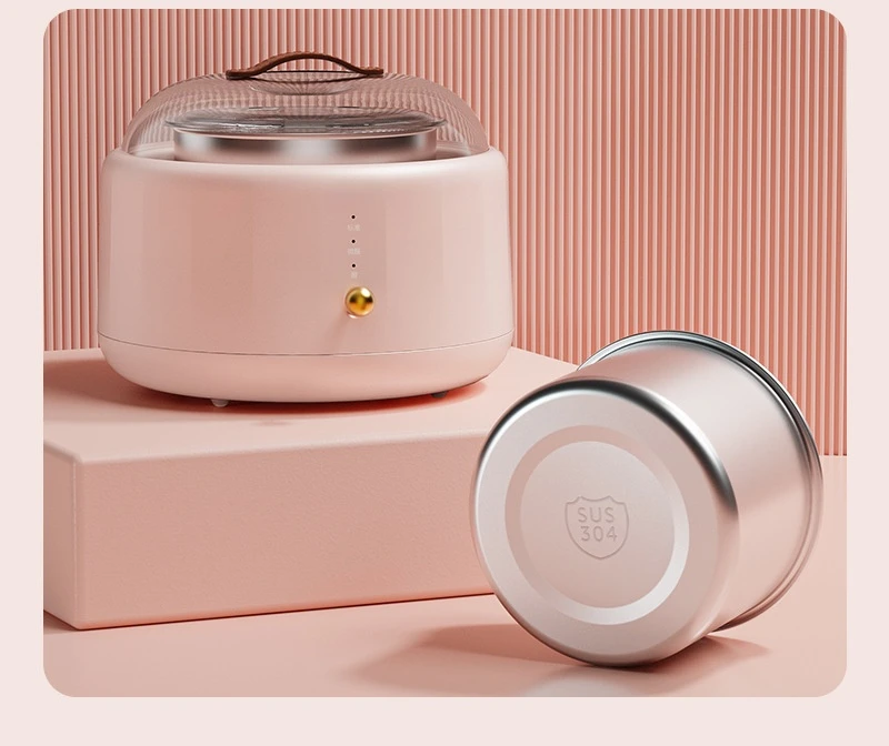 220v 1L 15W DIY Yogurt Maker Automatic Natto machine 304 stainless steel liner Fermenter 3gears 198x215x160mm