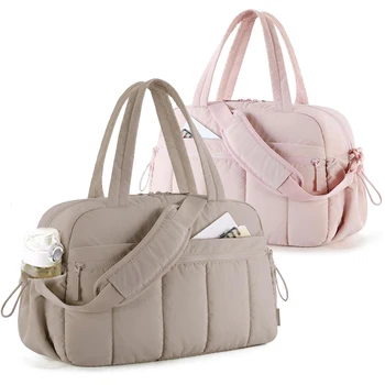 Borsa fasciatoio da viaggio, borsone sportivo da donna, borsa da palestra impermeabile, bagaglio a mano per l'aeroporto, borsa da passeggino per la mamma, tote per maternità