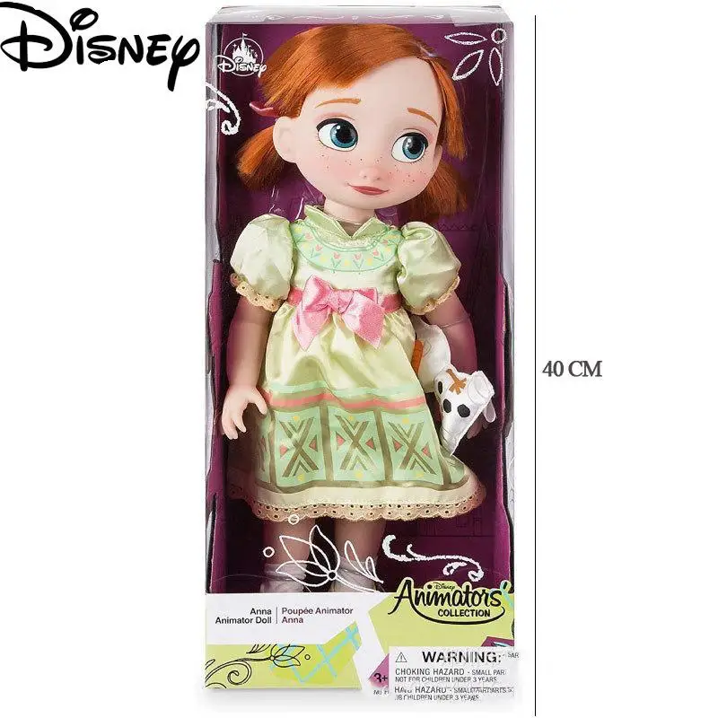 

40cm Disney Frozen Princess Aisha/princess Anna Doll Toy Girl Play House Toy Collection Doll Girl Birthday Christmas Gift