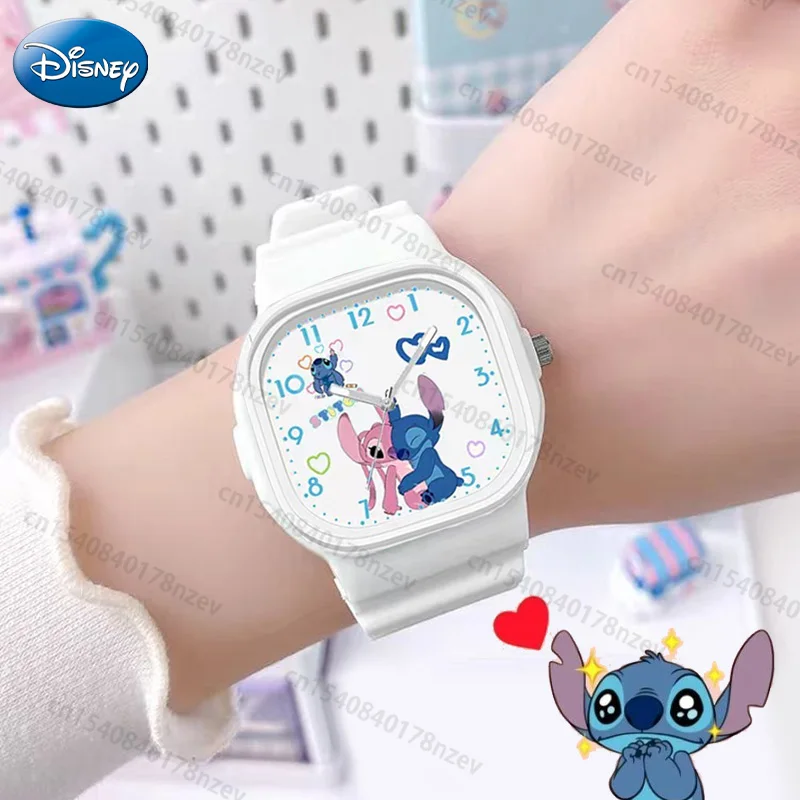 Disney Lilo & Stitch Cartoon Watch Kawaii Anime Kids Fashion Orologio Sportivo In Silicone Per Bambini Regali Di Compleanno Perfetti