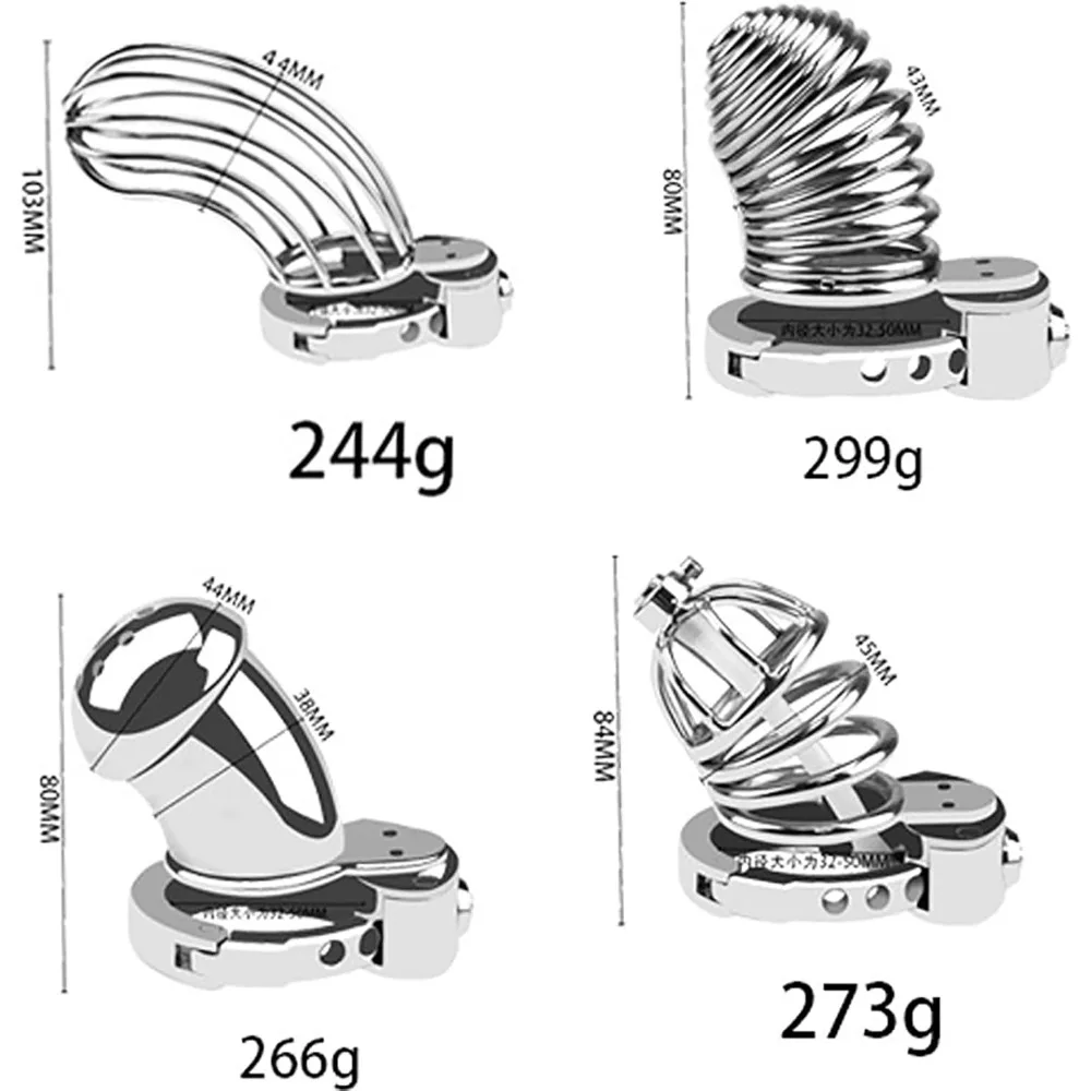 Push Lock Adjustable Chastity Device Cock Cage for Men 6 Size Penis Ring Chastity Lock Sex Slave BDSM Mini Sex Toys for Couple penis chastity cage chastity lock sex toy chastity cage accessory penis cock ring male female sex toy