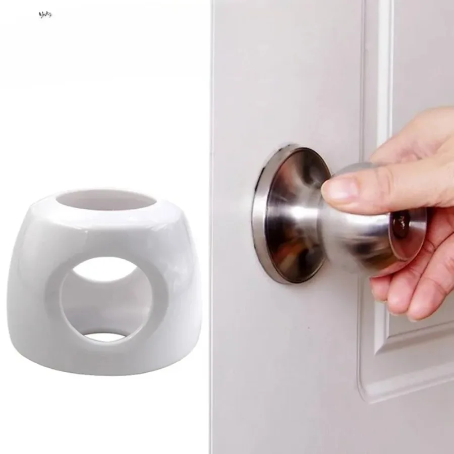 Dudu Bear round ball lock anti-collision cover Child safety doorknob cover room door handle anti-collision