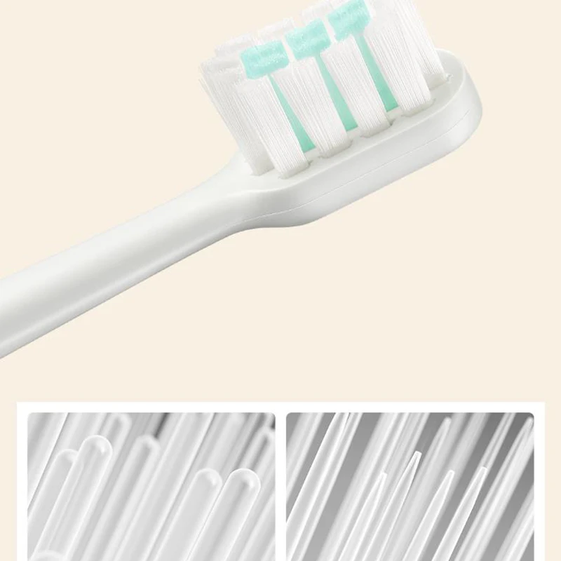 Original XIAOMI MIJIA T200 T200C Sonic Electric Toothbrush Head Accessories 3PCS DuPont Brush Head Spare Parts Pack Oral Hygiene electric toothbrush