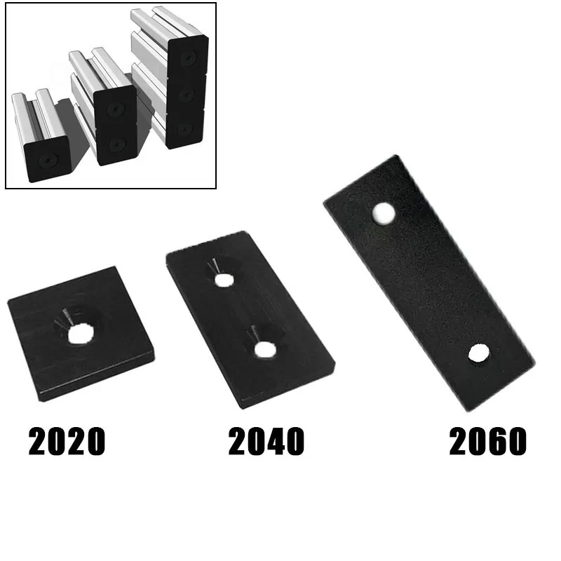 

Openbuilds Aluminum Profile End Cap Cover Plate With Single or Double Holes for 2020 2040 2060 V-Slot Linear Rail