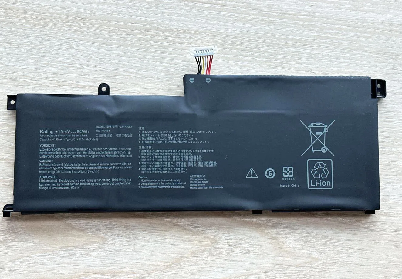 Bateria C41n2002 para Asus Zenbook Pro 15 Ux535 Ux535l Ux535lh Ux535li - Imagem 6