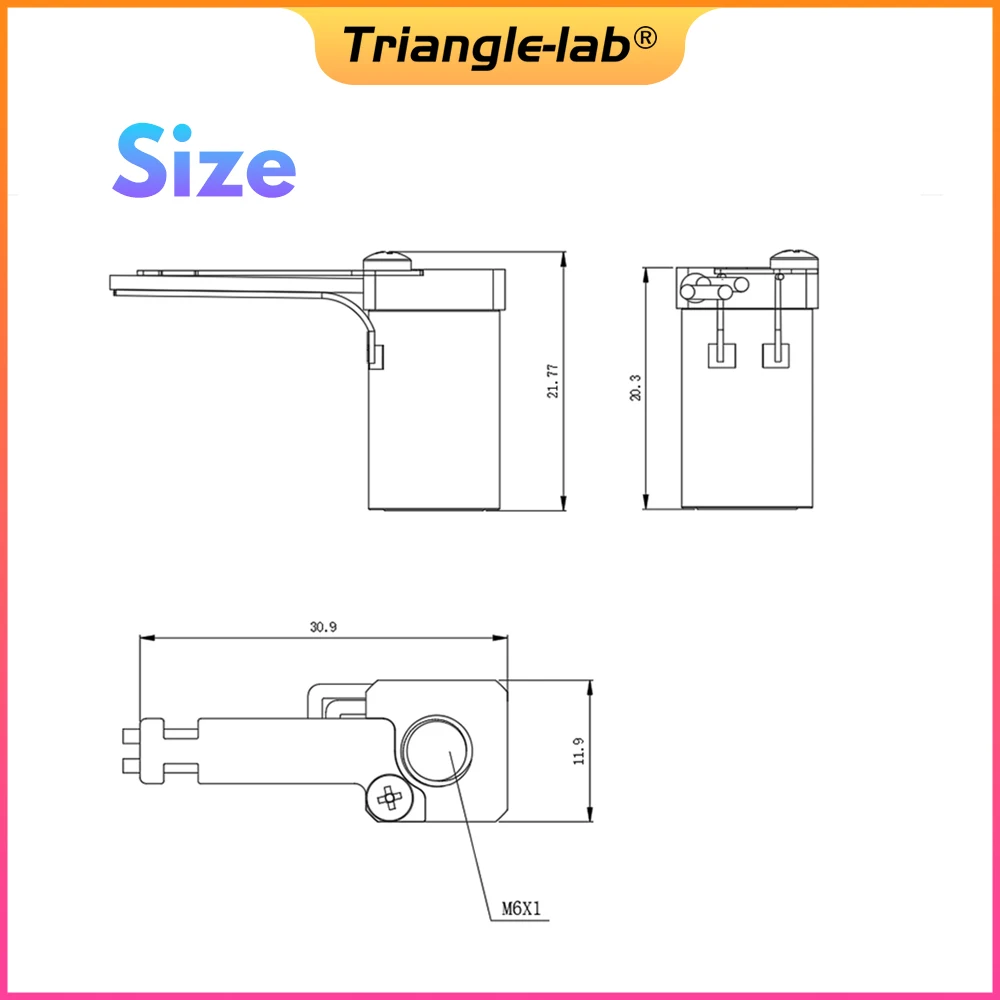 Trianglelab Chc 115w®termistor para Ender Volcano Hotend Pro Built-in Ntc 100k B3950 Cr10 Mk3s Blv - Imagem 5