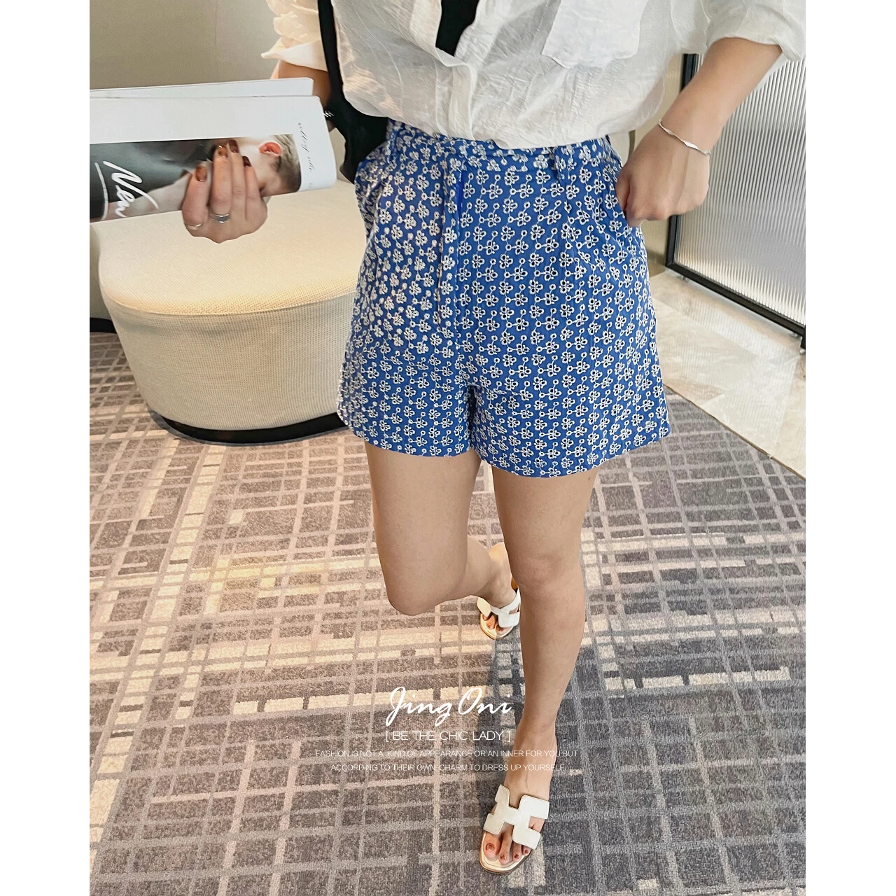 Embroidered Short Pants Y2k 2023 Woman Clothing Summer Korean Fashion Vintage Elegant Floral Style New Trousers Cargo High Waist