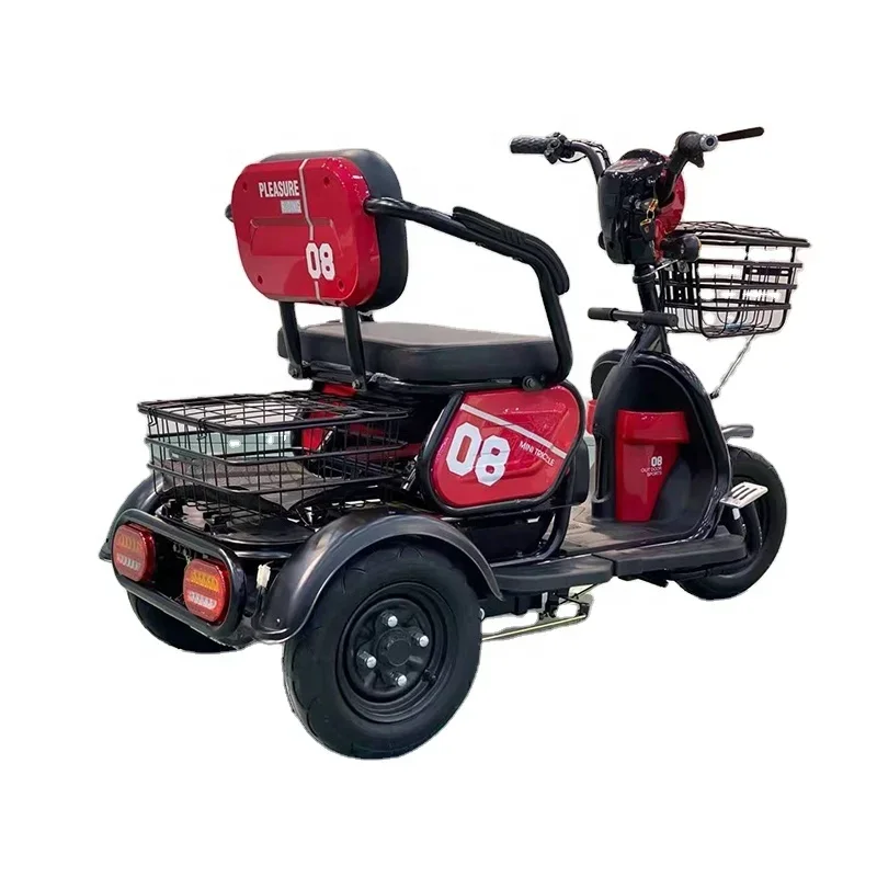 Waterproof Handle Elderly Electric Tricycles Cheap Adult Three Wheel Electric Tricycle