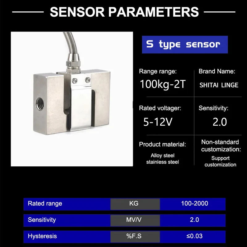 Enhanced High-Capacity Weighing Sensor with Load Cell Display