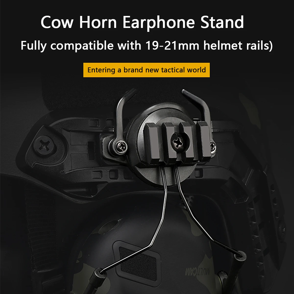 Tactical Gen5 Helmet Headset Foldable No-Pickup Version Shooting Noise-Cancelling Headphones Hunting PTT Fast Helmet Adapter