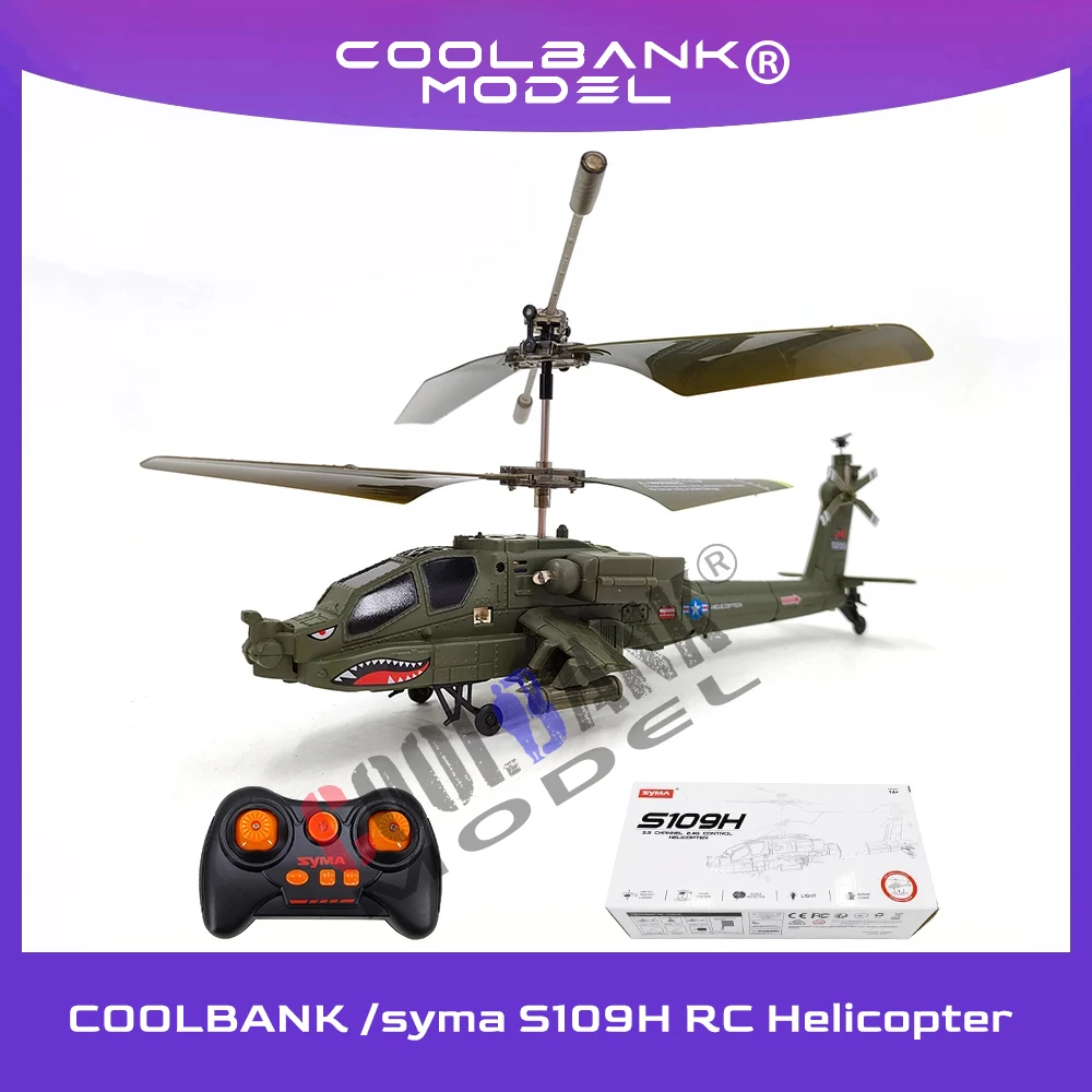 RC Military Helicopter,S111H S109H 3.5 Channel RC Helicopter With Gyro 2.4G Remote Control Aircraft Toys for Beginner Boys Gifts