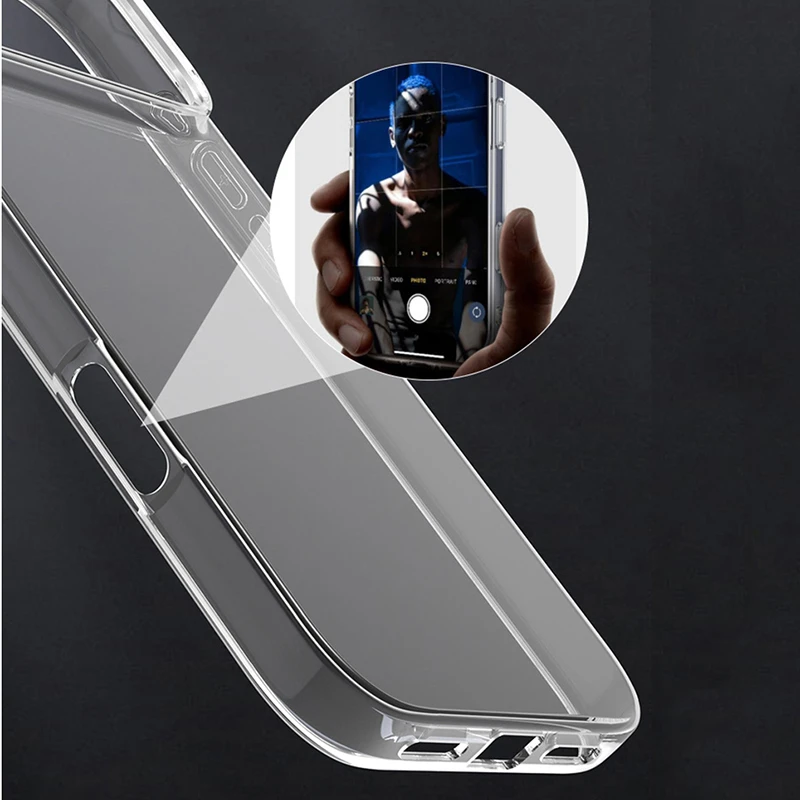 รูปสินค้า เคสโทรศัพท์ใสสำหรับ iPhone 17 13 12 11 Pro Max Mini Air เคสกันกระแทกใสสำหรับ iPhone 16 15 14 Pro Max Plus 16E