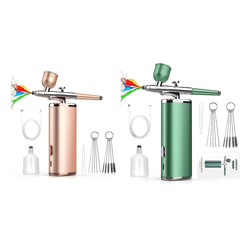 

Airbrush Kit Airbrush Compressor Makeup Airbrush Fit For Nails Portable Cordless Handheld Airbrush Machine A