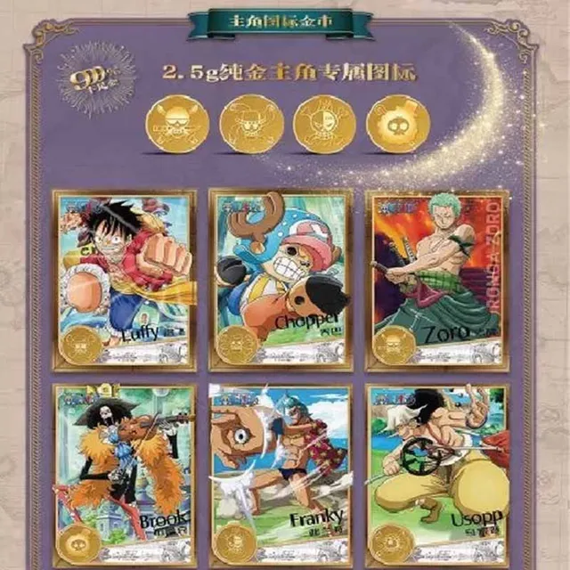 One Piece Collections Rare Cards Box 25th Anniversary Zoro Luffy Nami