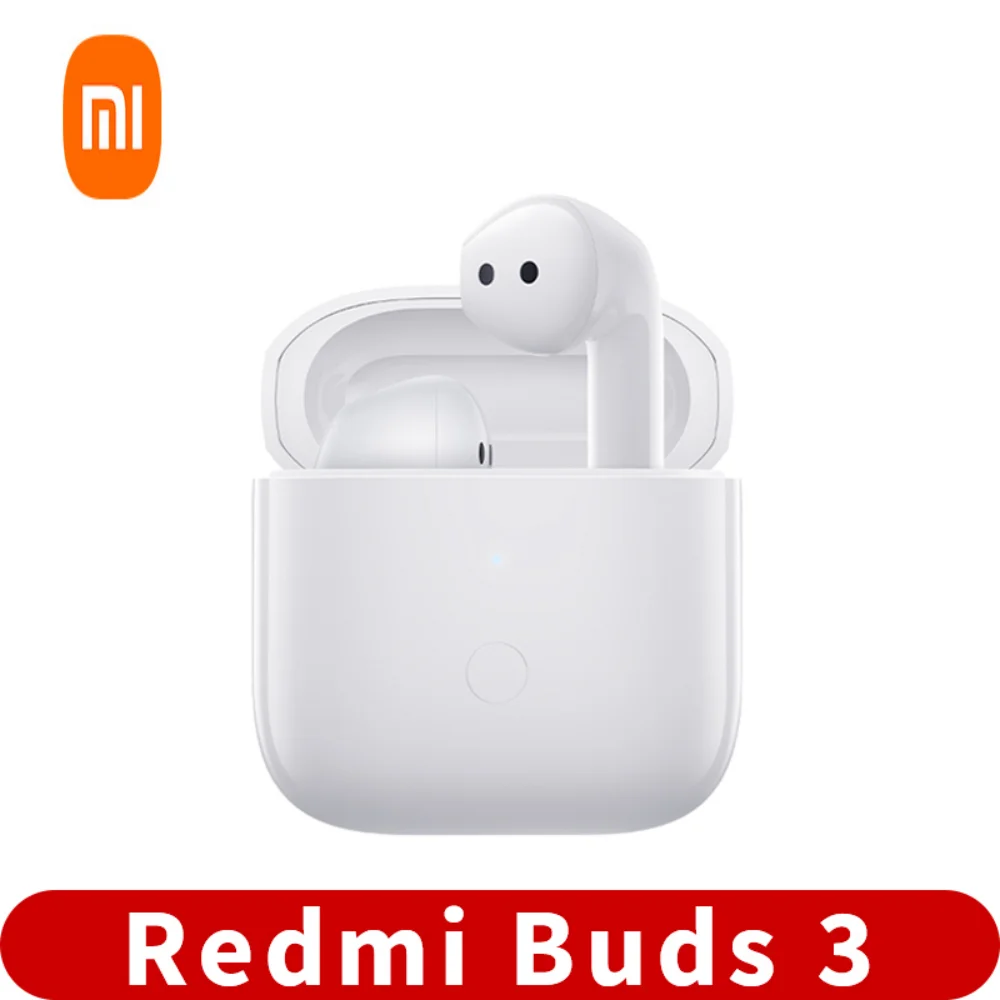 

Xiaomi Redmi Buds 3 TWS Wireless Bluetooth Earphone Dual Mic Noise Cancellation Earbuds QCC 3040 Chip Water Resistant Headphones