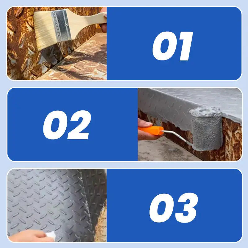 Weatherproof Rust Converter Paint For Metal rust removal paint