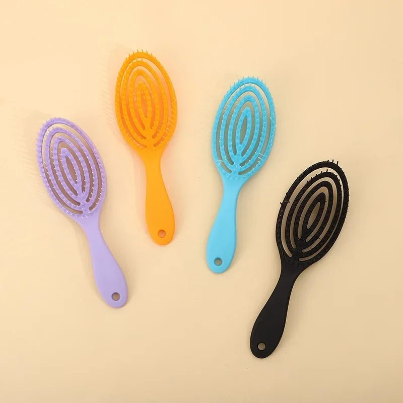 Description Picture 3 of itemHollow Out Hair Comb Detangling Hair Brush Large Plate Massage Combs Hollow Hair Brushes Barber Comb Salon Styling Tools