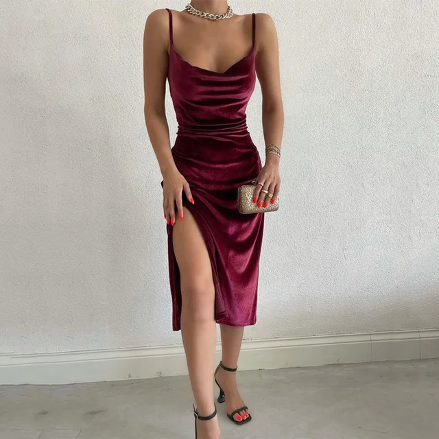 Sadie Velvet Sleeveless Maxi Dress 18