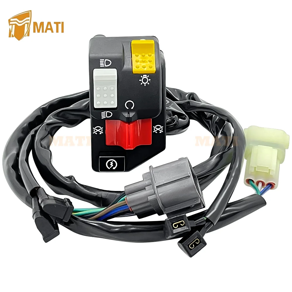 Handlebar Control Switch button Start Kill Stop Headlight for Honda
