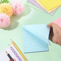 6pcs Morandi Color Notepad Schedule To Do List Sticky Notes Office Stickers Student Self-Adhesive Stickers Small Notebooks 2