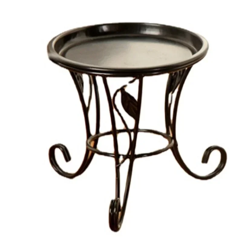 Metal Plant Stands Indoor 13.5cm Tall Vintage Corner Plant Stand Holder & Display Rack For Outdoor Garden