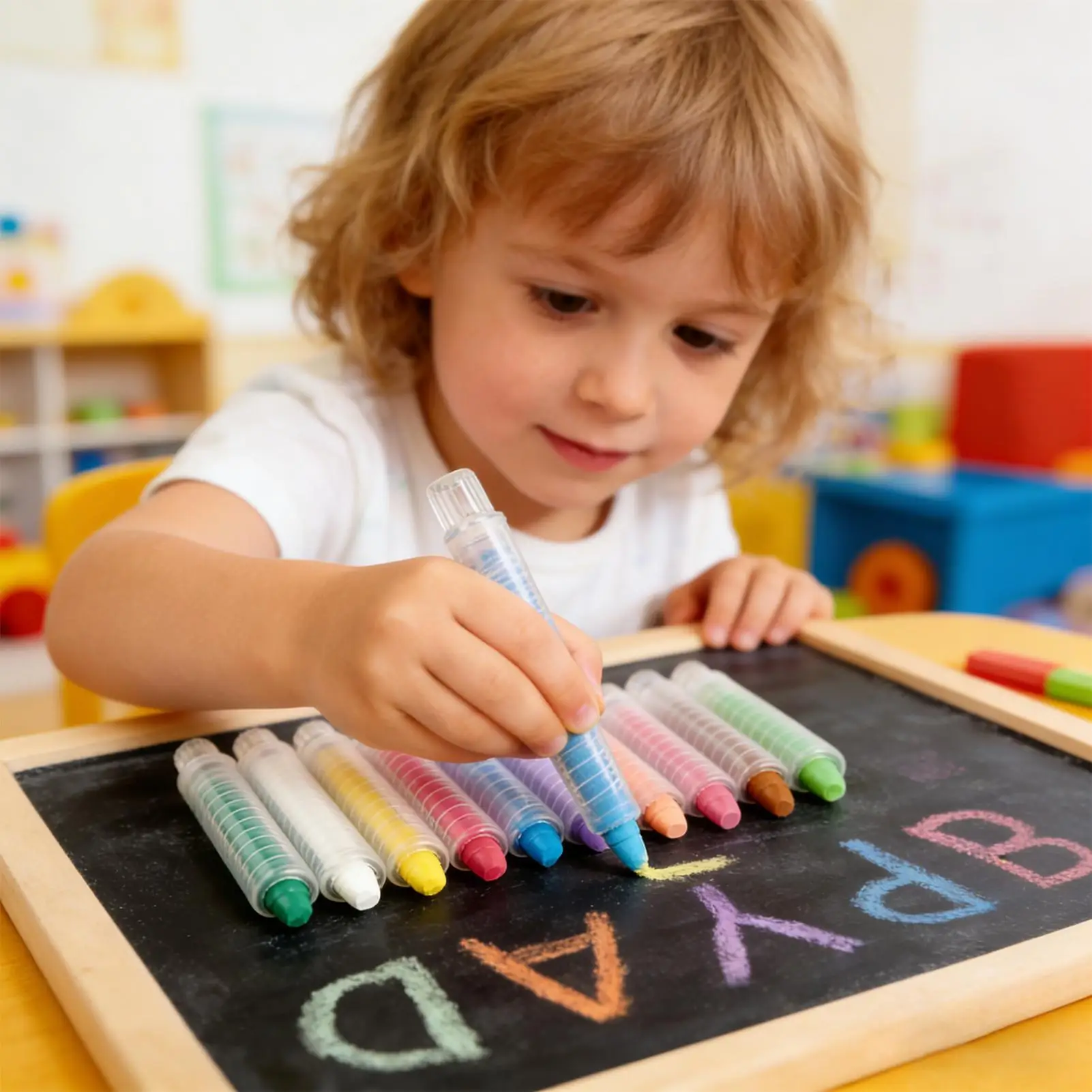 어린이를위한 먼지없는 분필 12 색 부드러운 쓰기 크레용 장난감 야외 미술 분필 소년 소녀 야외 놀이방을위한 크레용 그리기