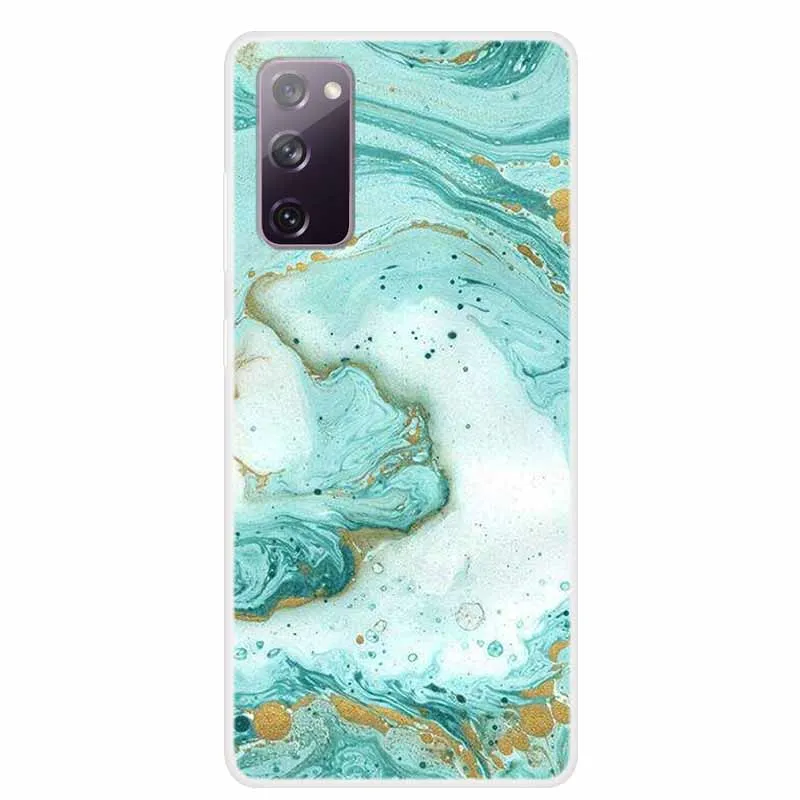 Marble Clear Soft TPU Silicone Back Cover - Elegant Bumper Protection
