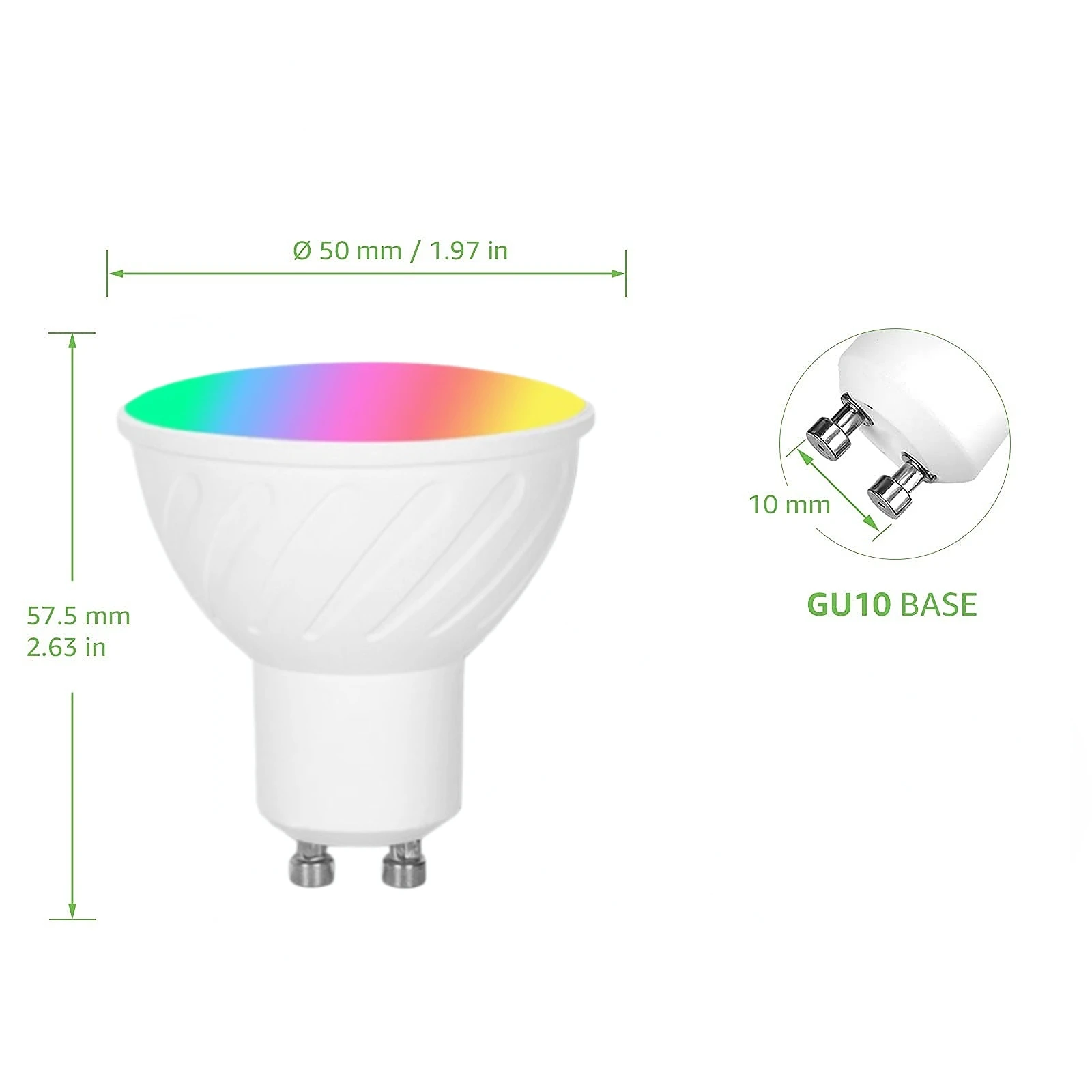 trilha, funciona com Apple HomeKit, Siri,Alexa,Google Home,SmartThings, WiFi, RGB, CW, 5W