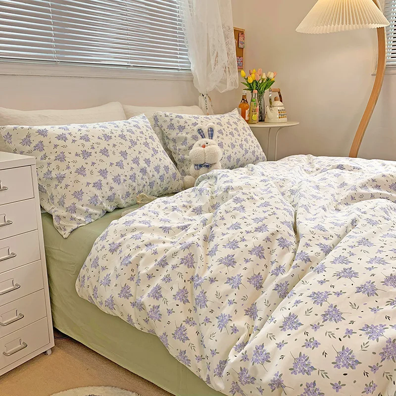 

Ash-proof Fitted sheet Bed cover Dust-proof Bed Sheet Comfortable Simple Fashionable Solid Color Comfortable Comprehensive Light