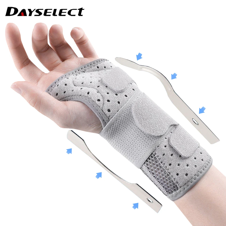 Ademende Polssteun Professionele Spalk Pols Brace Beschermer Band Artritis Carpale Tunnel Handverstuiking Tendinitis Polsband