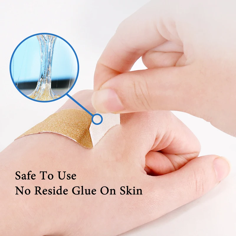 20-100Pcs Elastic Band Aid Wound Adhesive Plaster Anti-Bacteria Bandages Tapes Home Travel Outdoor Sports First Aid Kit Supplies 3