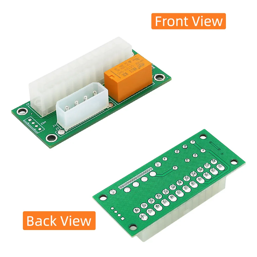 Dual PSU Power Supply Sync Adapter Board with LED Add2psu
