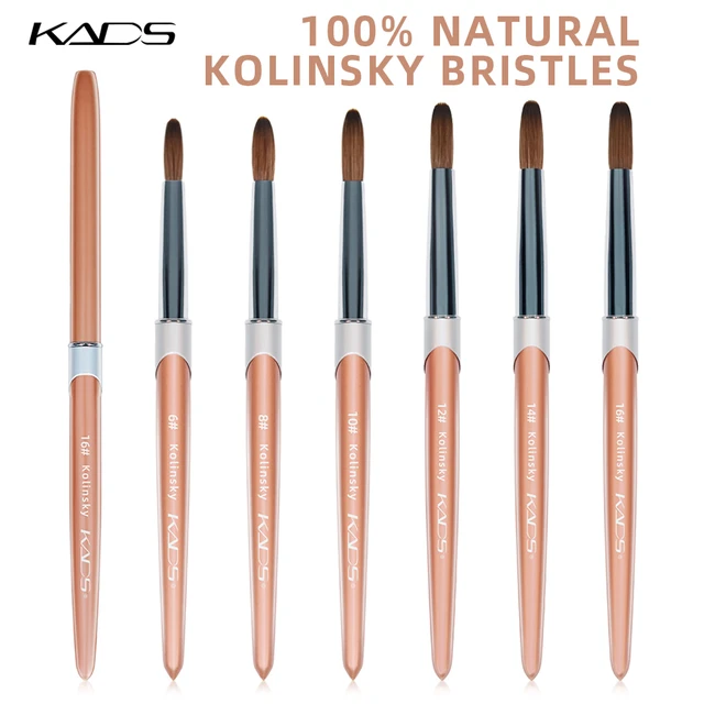 Acrylic Nail Brush 100% Pure Kolinsky Acrylic Brushes Size 16 Nail