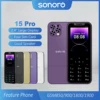 MKTEL A15 PRO Feature Phone 2.4" LCD Screen Four SIM Four Standby 1200mAh Battery MP3/MP4/FM Radio/Bluetooth/GPRS Senior Phone 1