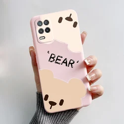 Silicone TPU Cartoon Soft Phone Case Cover Coque Bumper s for Narzo 30 5G (Pink - M01)