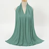 106312-b948cd.jpg Écharpe Hijab en Jersey de coton Modal de qualité supérieure, châle musulman Long, Turban doux uni, bandeau pour femmes, bandeau africain 170x60cm