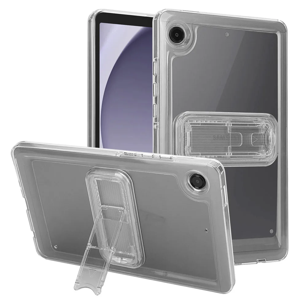 Icy Colors Acrylic TPU Shockproof Protective Tablet Case with Adjustable Kickstand