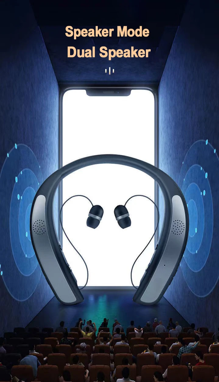 écouteurs bluetooth tour de oreillettes sans casque de avec appel mains libres