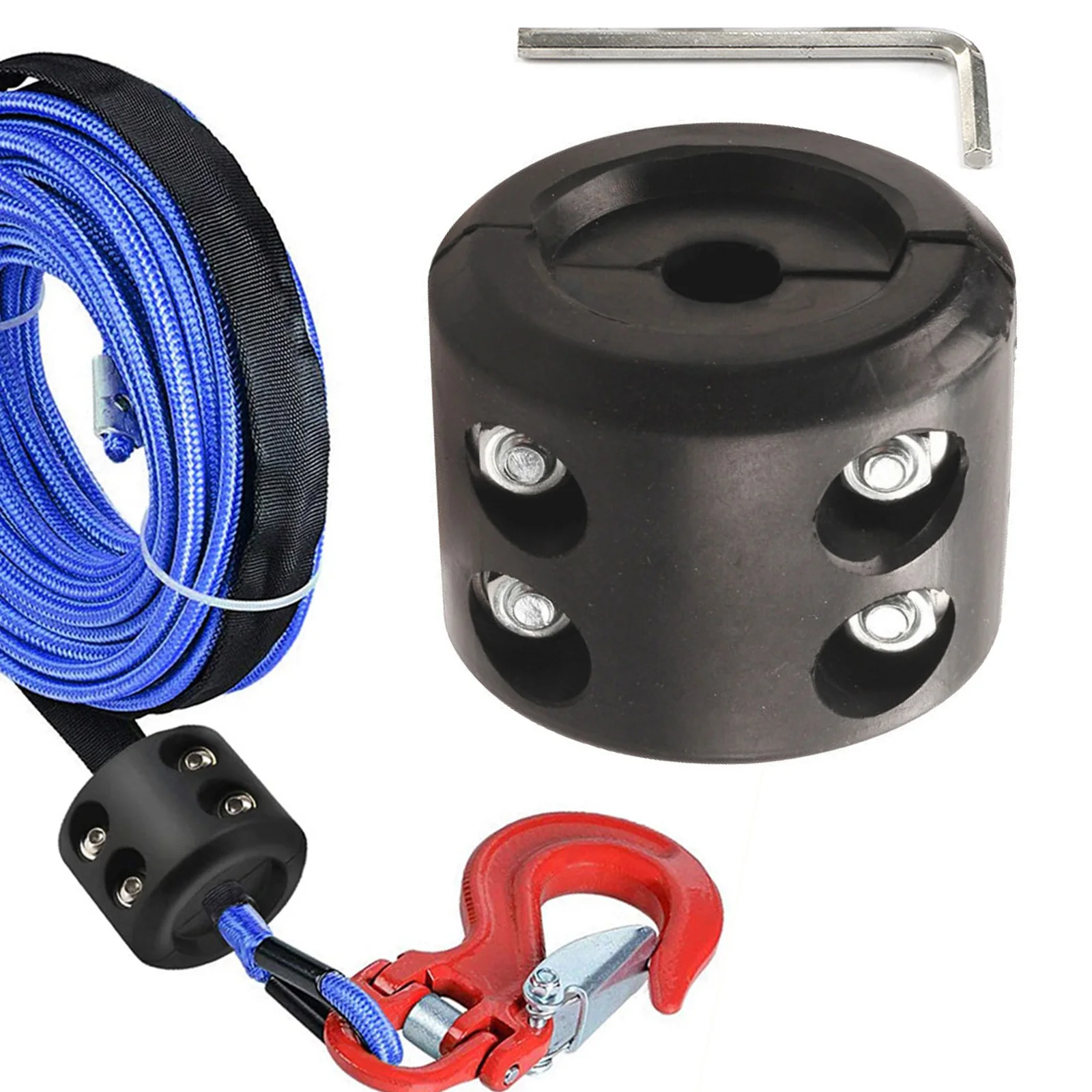 Winch Cable Hook Stopper Rubber Winch Rope Line Saver Winches Vehicle