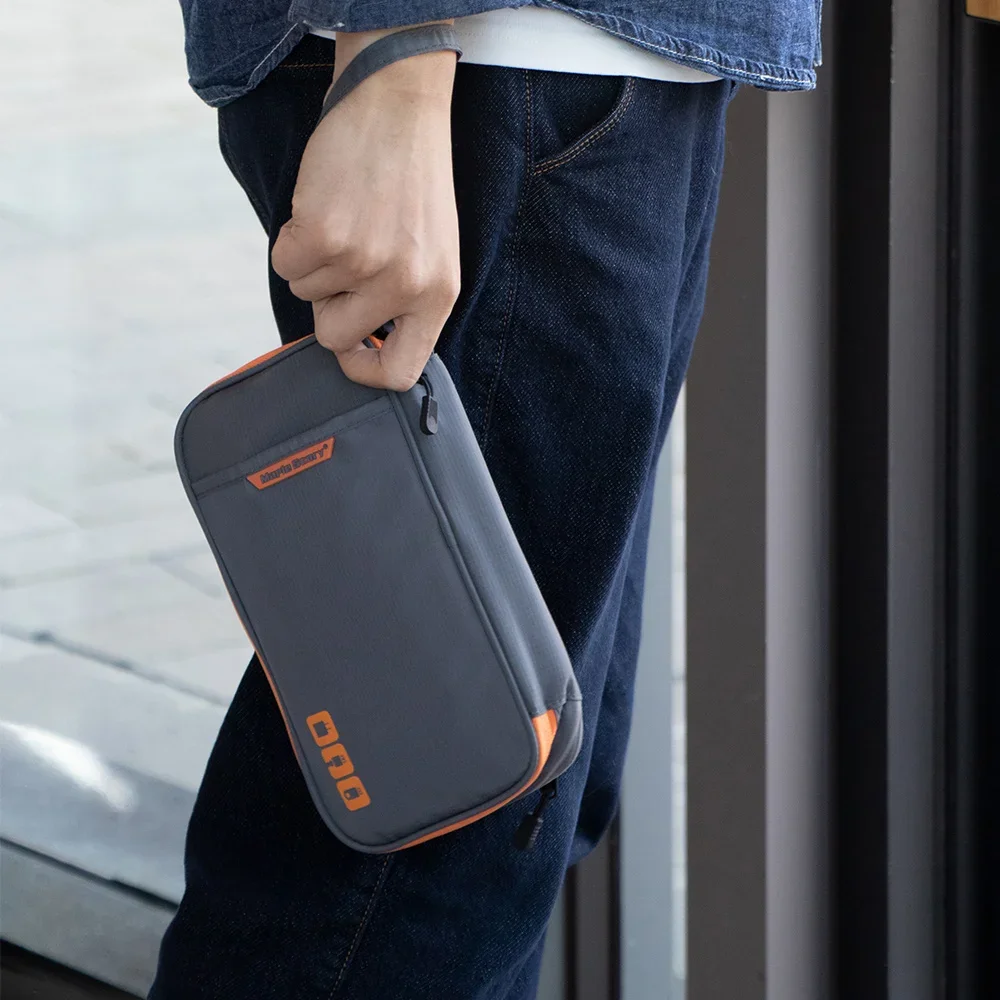 Portable Waterproof Travel Cable Organizer Bag for Electronics and Accessories Storage