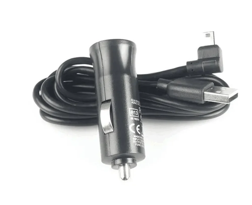 mini 5pin cable In Car Charger & MINI USB Cable for Tomtom GO LIVE START RIDER XL XXL ONE SERIES