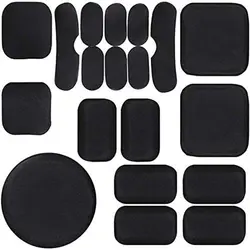 1Set Black EVA Cushions Hunting Shooting Protect Helmet Sticker Sports Protective Foam Liners Pads Cap Pad